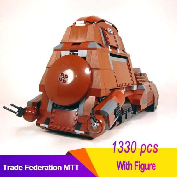 Space Trade Federation MTT Compatible 7662 MTT Container Troop Carrier Blocks Toys For Kids Constructor Gifts Kids